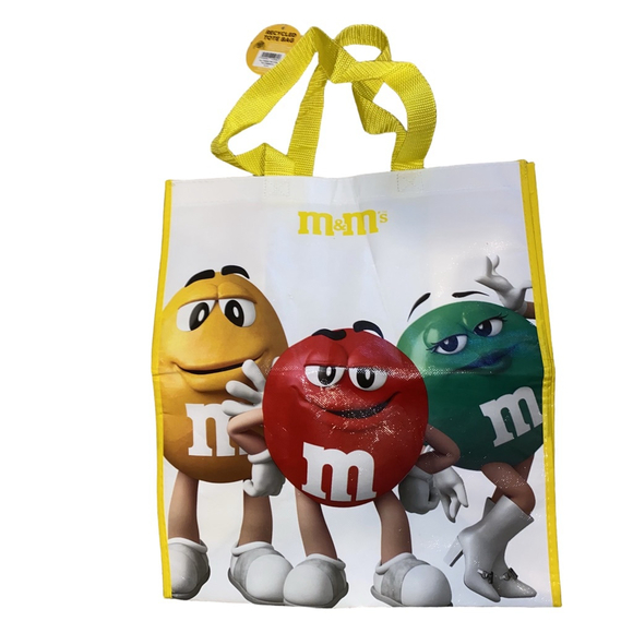 M&M's Handbags - M&M's World Official Tote Bag One Size White Yellow